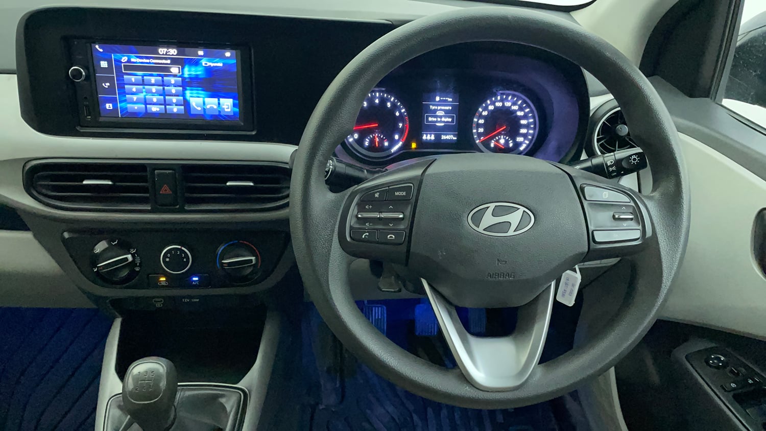Used 2024 Hyundai Grand i10 Nios Corporate1.2 Kappa Petrol Manual interior STEERING VIEW