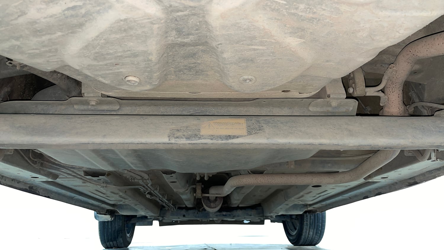 Used 2022 Tata Punch Creative Dual Tone AMT Petrol Automatic extra REAR UNDERBODY VIEW (TAKEN FROM REAR)