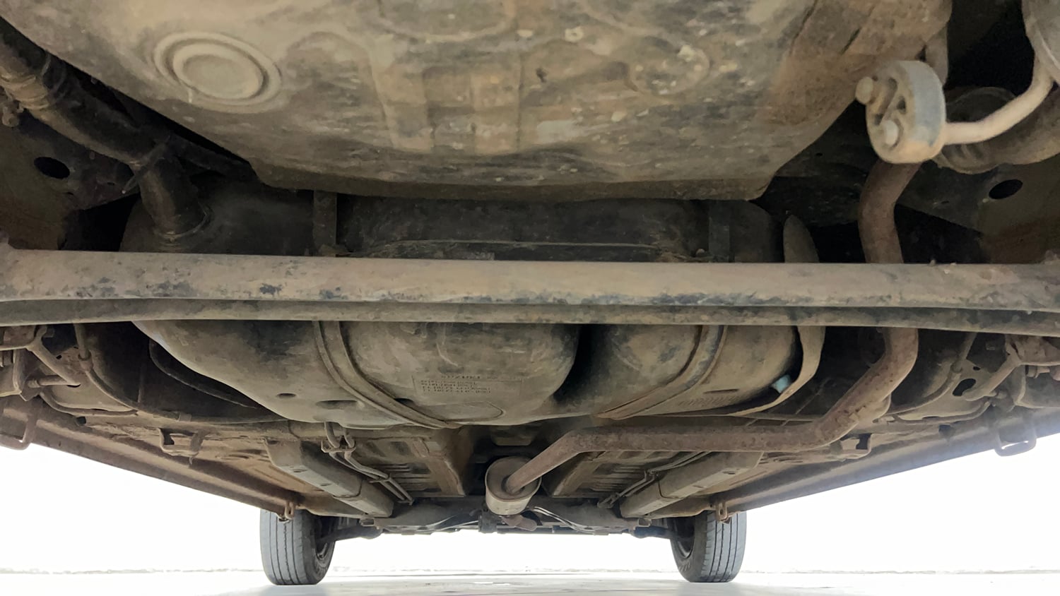 Used 2017 Maruti Suzuki Celerio ZXi AMT Petrol Automatic extra REAR UNDERBODY VIEW (TAKEN FROM REAR)