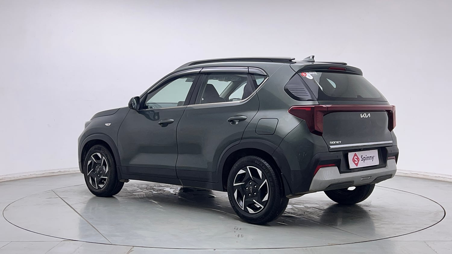 Used 2024 Kia Sonet HTK (O) 1.2 Petrol MT Petrol Manual exterior LEFT REAR CORNER VIEW