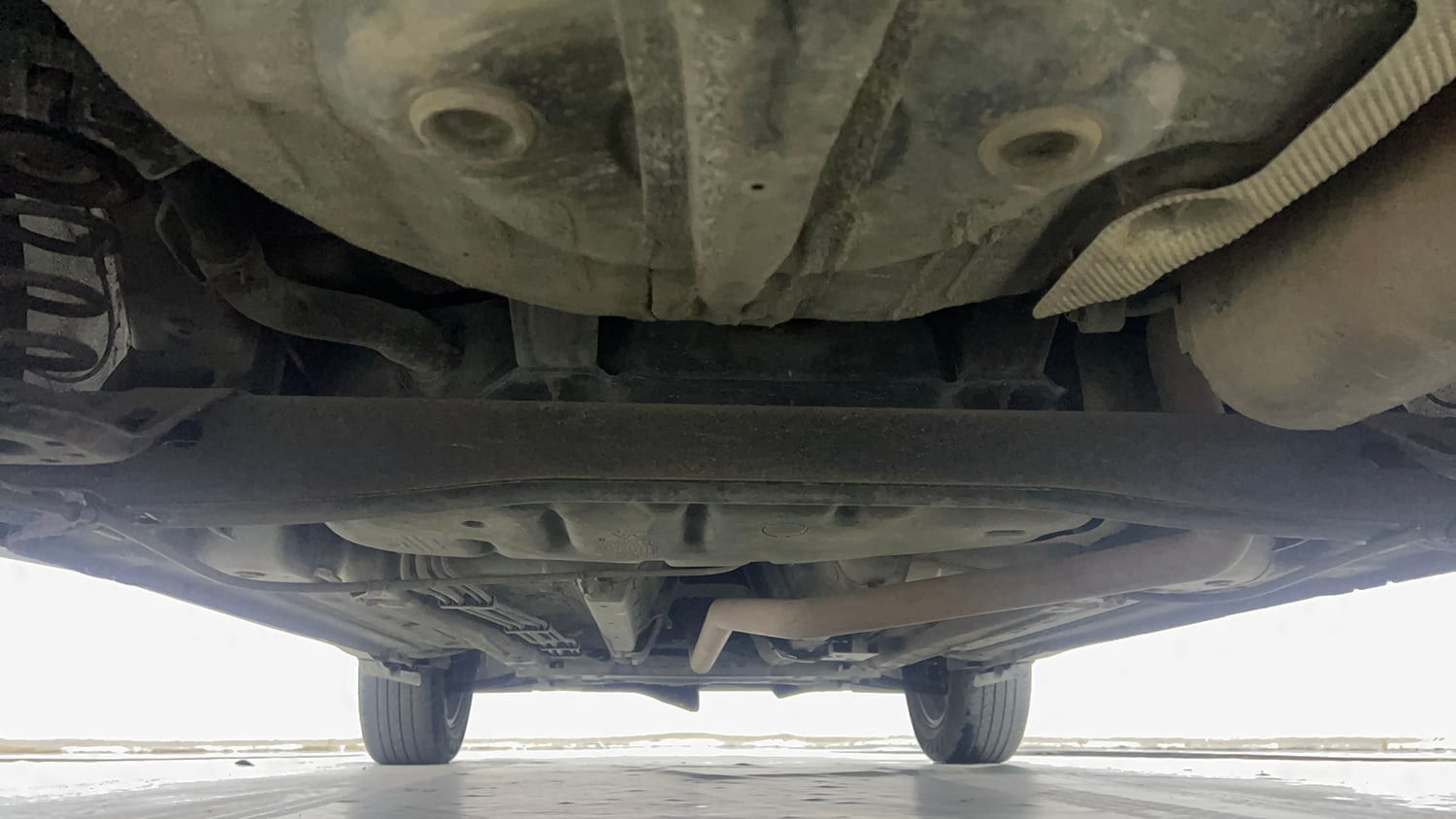 Used 2020 Kia Sonet GTX Plus 1.5 Diesel Manual extra REAR UNDERBODY VIEW (TAKEN FROM REAR)