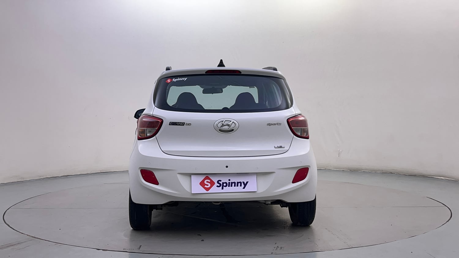 Used 2014 Hyundai Grand i10 Sportz 1.2 Kappa VTVT Petrol Manual exterior BACK VIEW