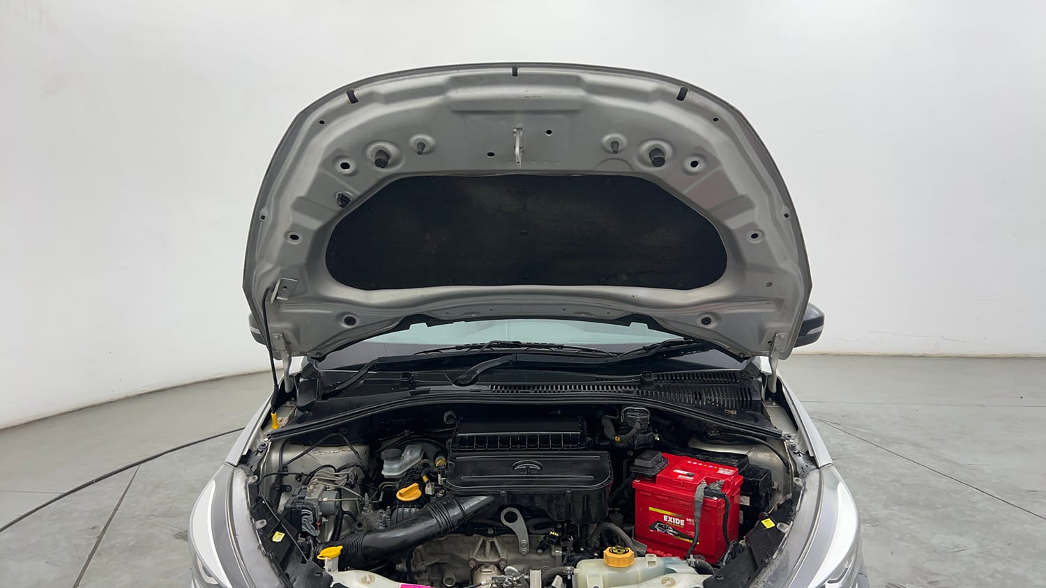 Used 2021 Tata Tigor XZ Plus Petrol Manual engine ENGINE & BONNET OPEN FRONT VIEW