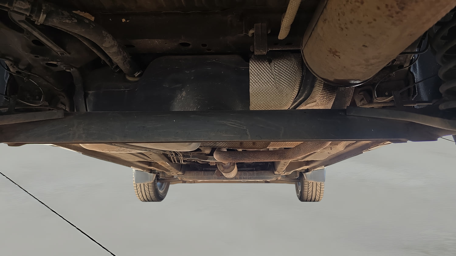 Used 2019 Ford EcoSport Thunder Edition Petrol Petrol Manual extra REAR UNDERBODY VIEW (TAKEN FROM REAR)