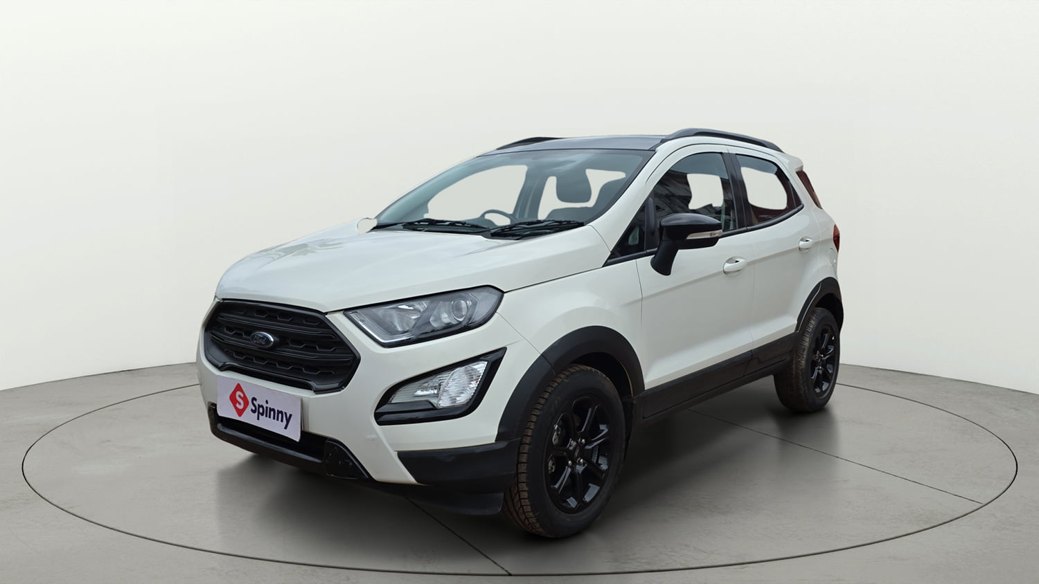 Used 2019 Ford EcoSport Thunder Edition Petrol Petrol Manual exterior LEFT FRONT CORNER VIEW
