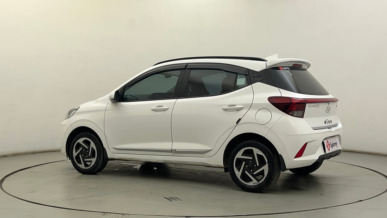Used 2025 Hyundai Grand i10 Nios Sportz 1.2 Hy-CNG Duo Cng Manual exterior LEFT REAR CORNER VIEW