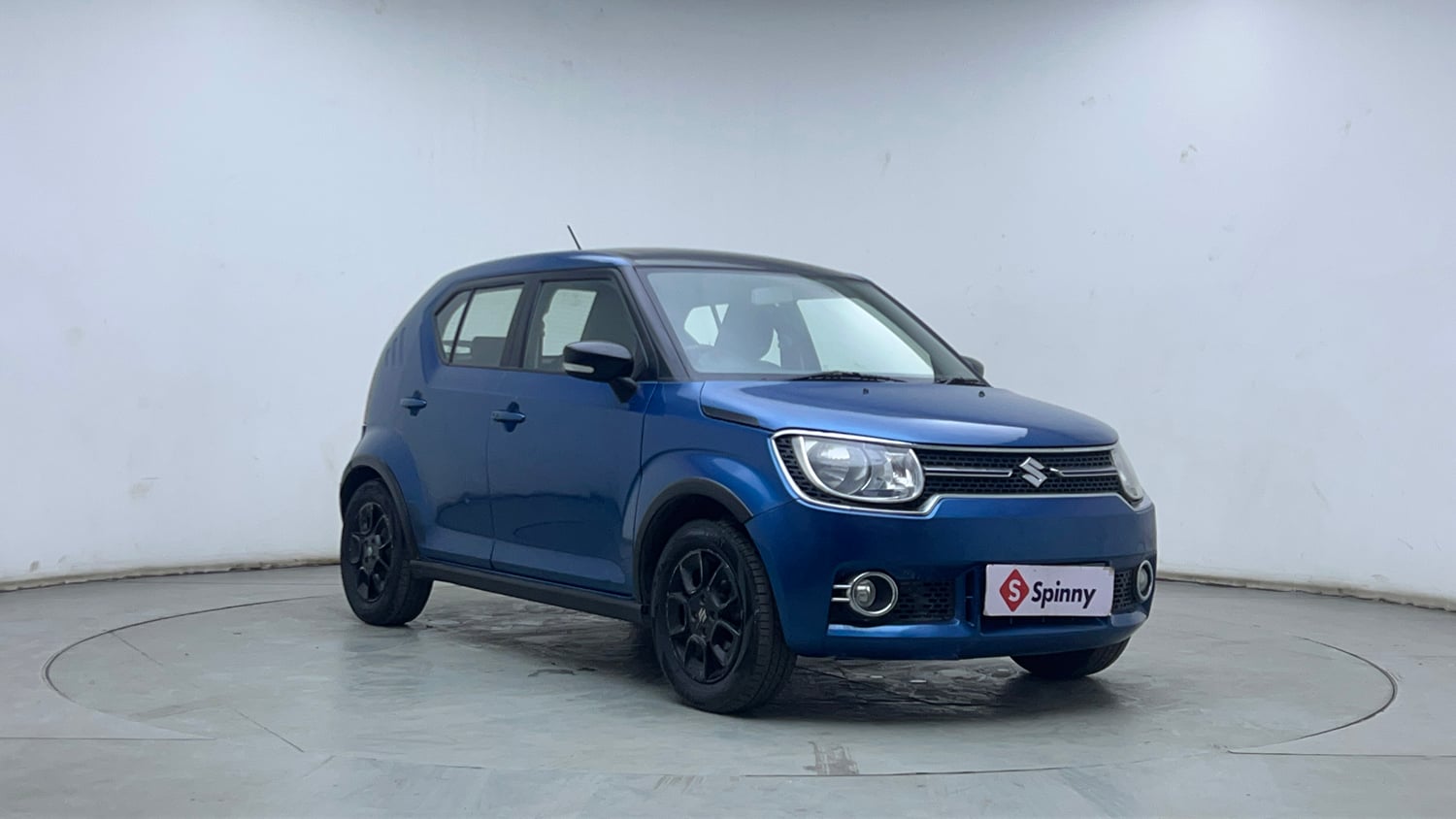 Used 2019 Maruti Suzuki Ignis [2017-2020] Zeta AMT Petrol Dual Tone Petrol Automatic exterior RIGHT FRONT CORNER VIEW