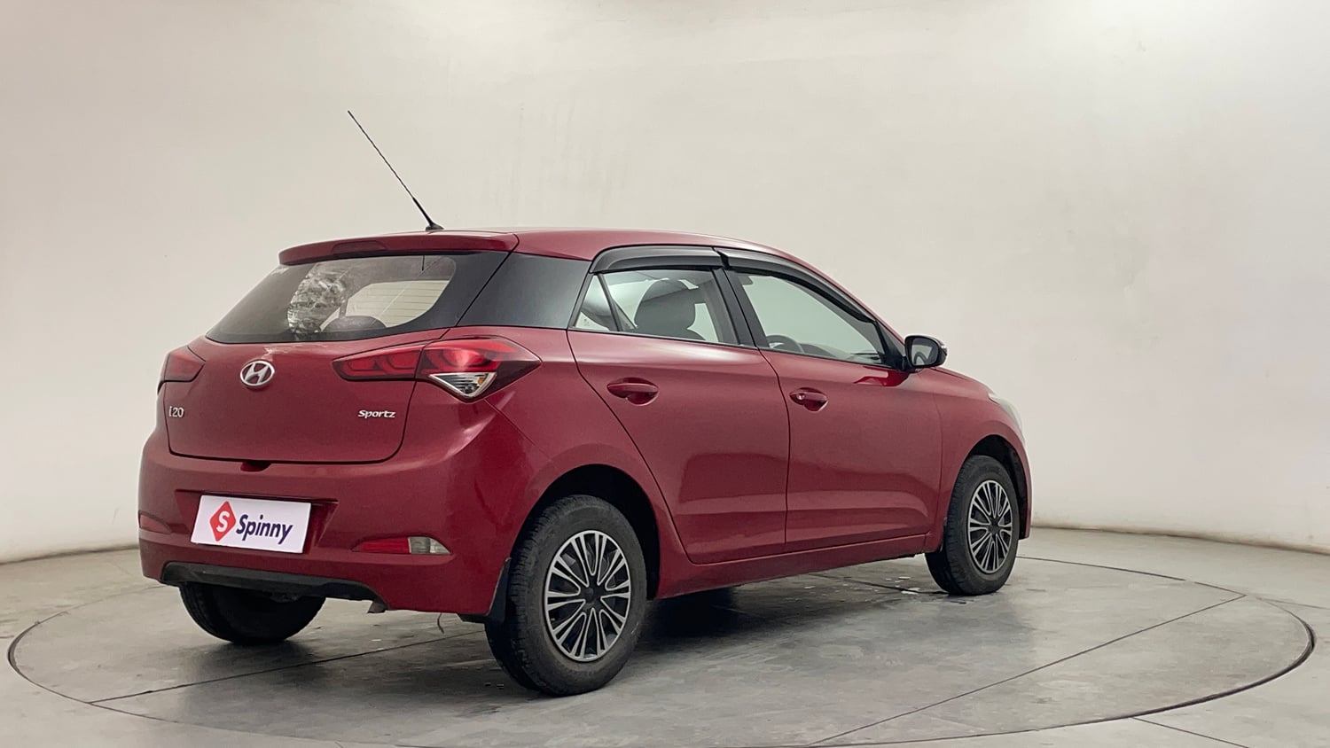 Used 2017 Hyundai Elite i20 Sportz 1.2 Petrol Manual exterior RIGHT REAR CORNER VIEW