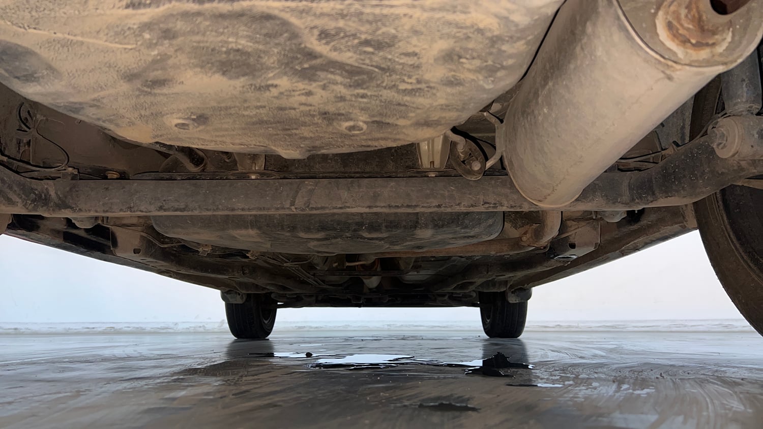 Used 2021 Tata Tigor XZA Plus Petrol Automatic extra REAR UNDERBODY VIEW (TAKEN FROM REAR)