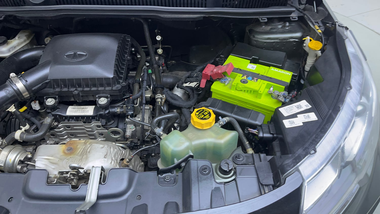 Used 2021 Tata Nexon XZA Plus Petrol Automatic engine ENGINE LEFT SIDE VIEW