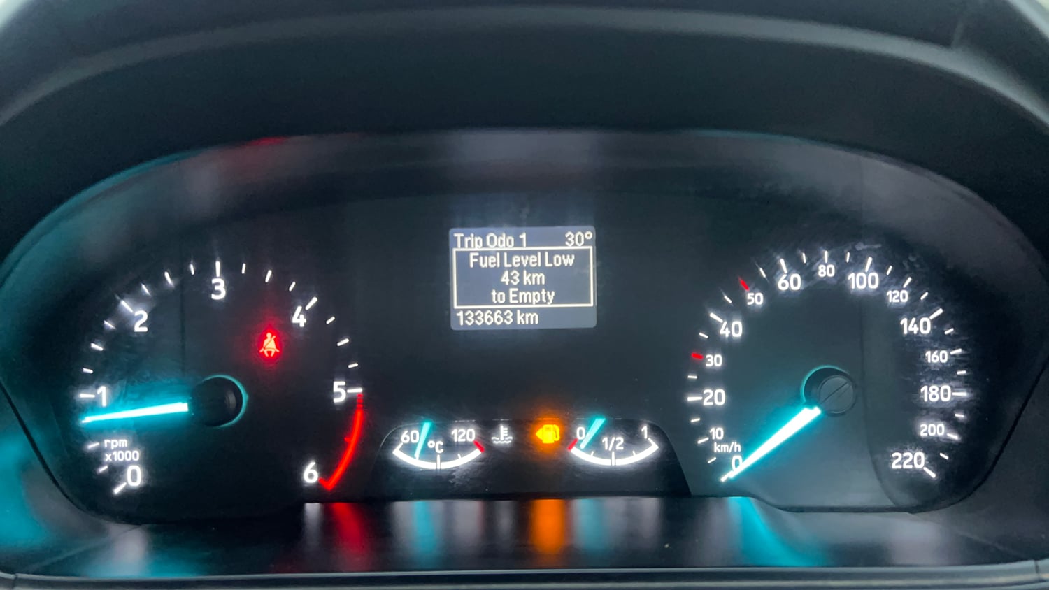 Used 2019 Ford EcoSport Titanium 1.5L TDCi Diesel Manual interior CLUSTERMETER VIEW