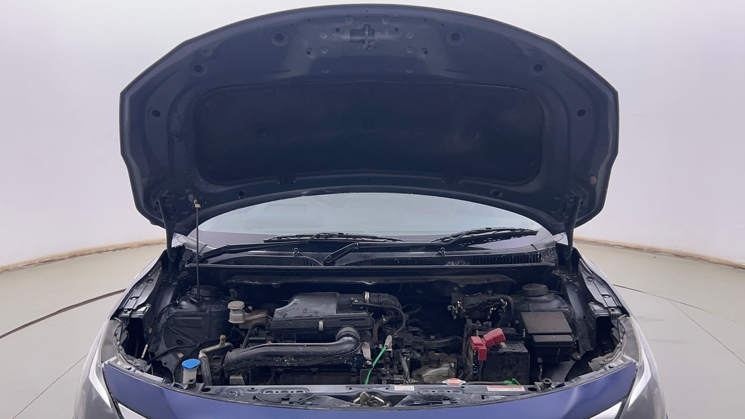 Used 2023 Toyota Glanza V AMT Petrol Automatic engine ENGINE & BONNET OPEN FRONT VIEW