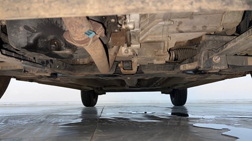 Used 2024 Tata Punch Pure MT Petrol Manual extra FRONT LEFT UNDERBODY VIEW