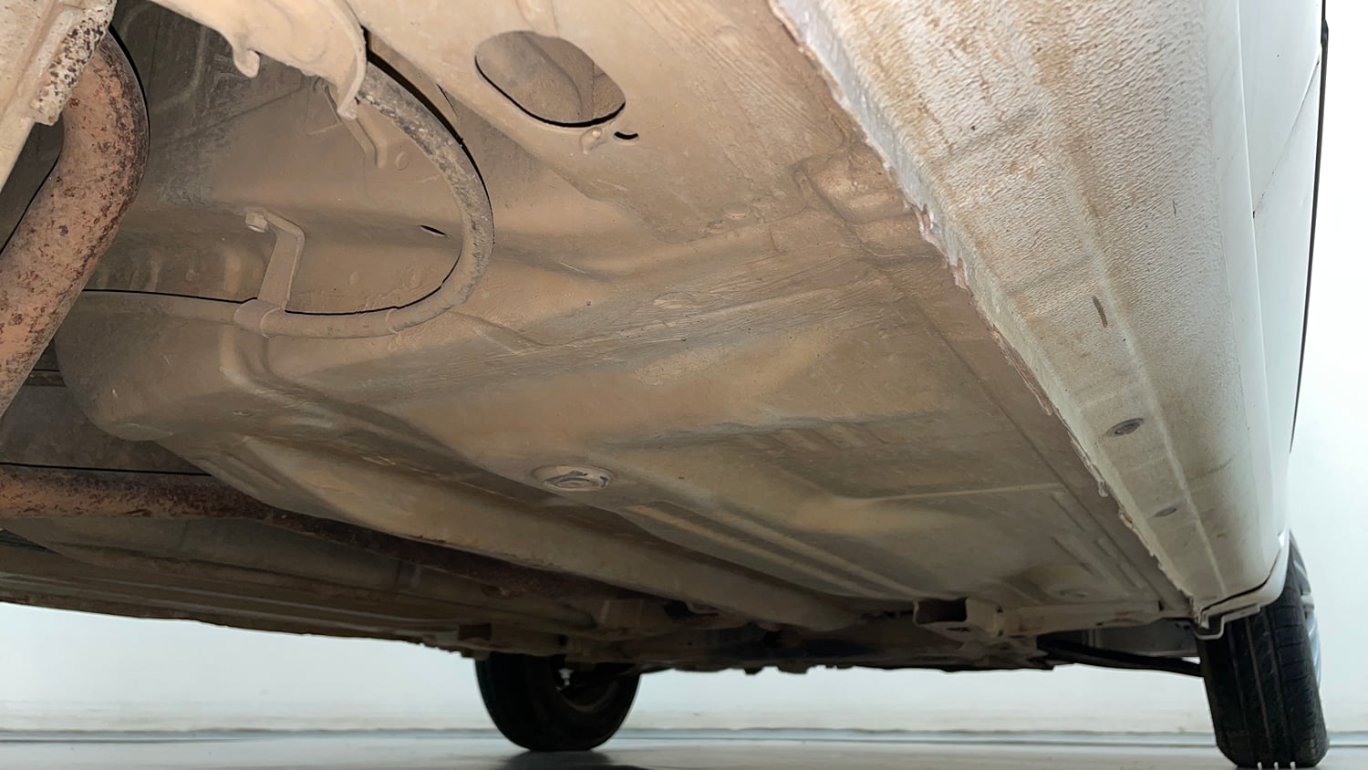 Used 2016 Datsun GO T Petrol Manual extra REAR RIGHT UNDERBODY VIEW