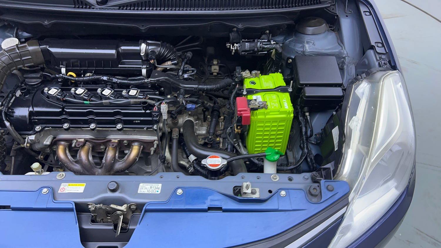 Used 2016 Maruti Suzuki Baleno Zeta 1.2 AT Petrol Automatic engine ENGINE LEFT SIDE VIEW