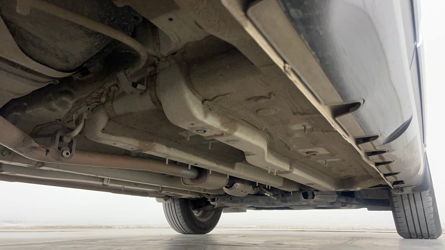 Used 2024 Hyundai Creta S Plus 1.5 Petrol Knight Petrol Manual extra REAR RIGHT UNDERBODY VIEW