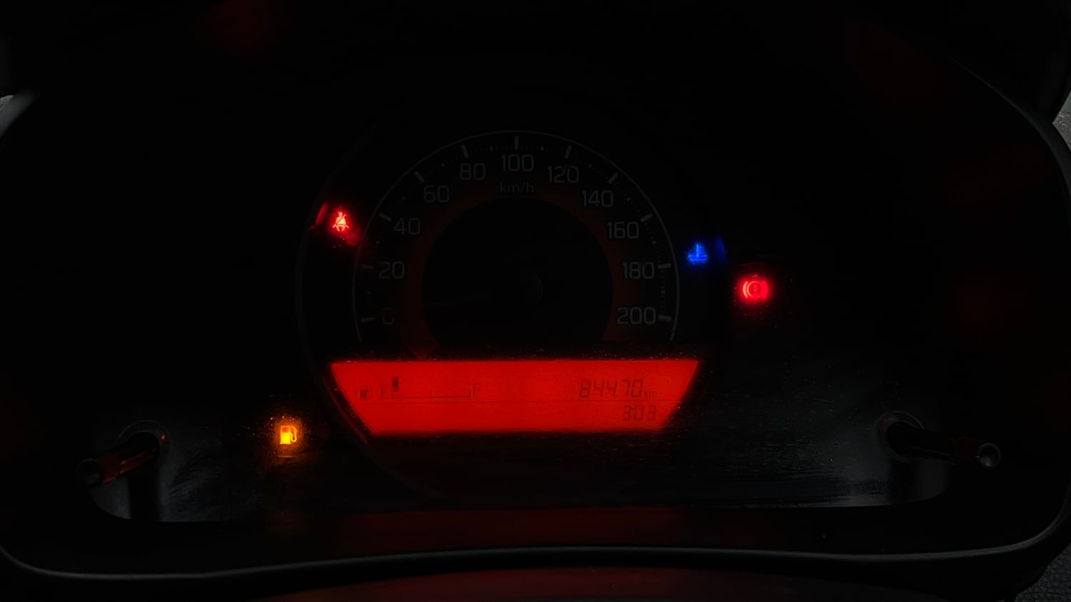 Used 2021 Maruti Suzuki Ignis Sigma 1.2 MT Petrol Manual interior CLUSTERMETER VIEW