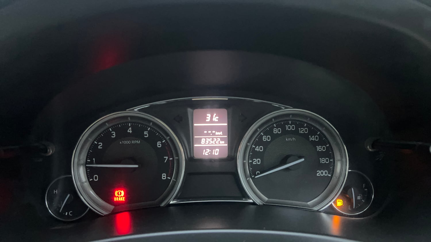 Used 2017 Maruti Suzuki Ciaz Alpha 1.4 MT Petrol Manual interior CLUSTERMETER VIEW