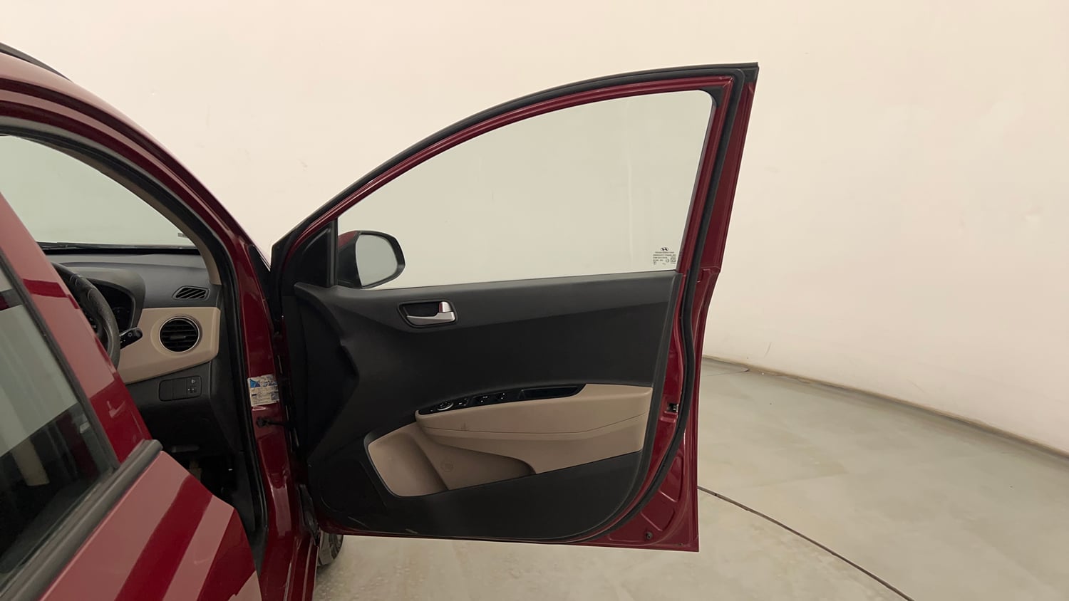 Used 2016 Hyundai Grand i10 Sportz 1.2 Kappa VTVT Petrol Manual interior RIGHT FRONT DOOR OPEN VIEW
