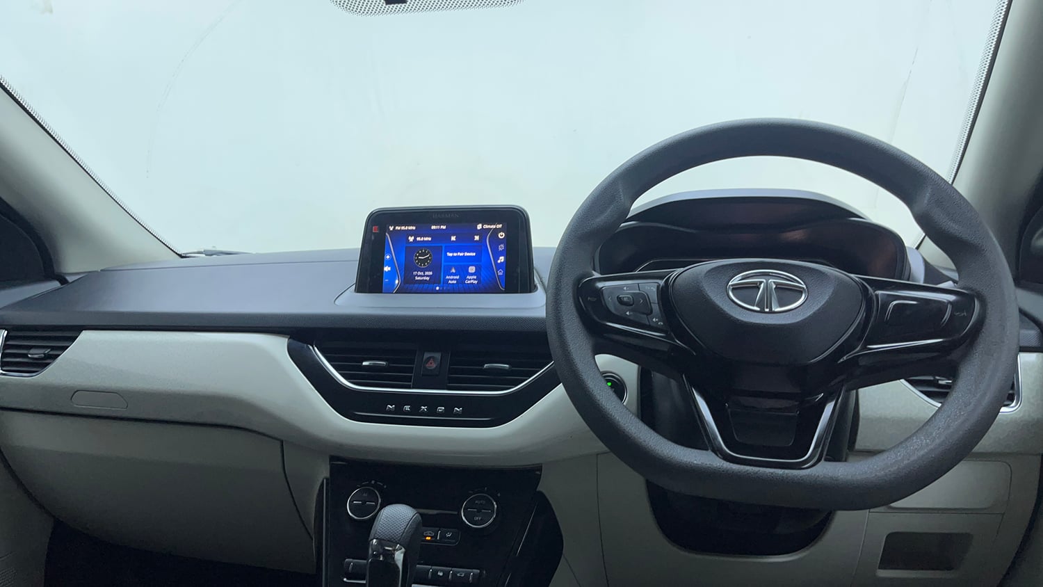 Used 2021 Tata Nexon XZA Plus Petrol Automatic interior DASHBOARD VIEW