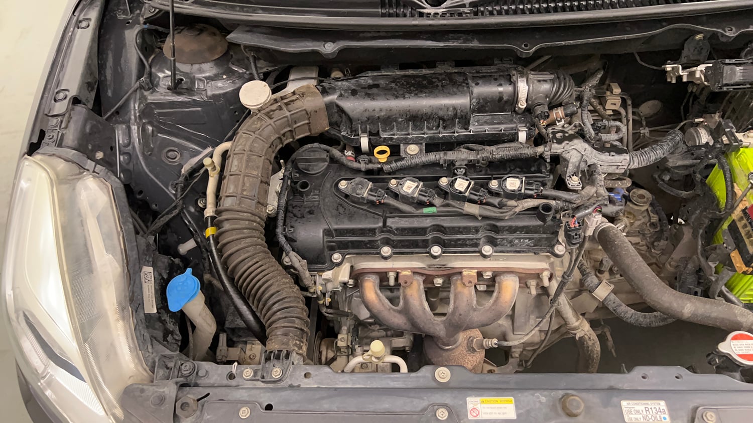 Used 2016 Maruti Suzuki Baleno Delta 1.2 Petrol Manual engine ENGINE RIGHT SIDE VIEW
