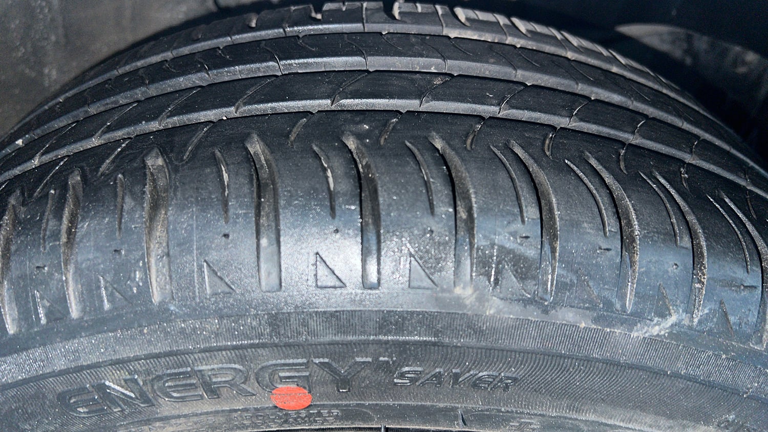 Used 2019 Honda Amaze 1.2 S CVT Petrol Petrol Automatic tyres RIGHT FRONT TYRE TREAD VIEW