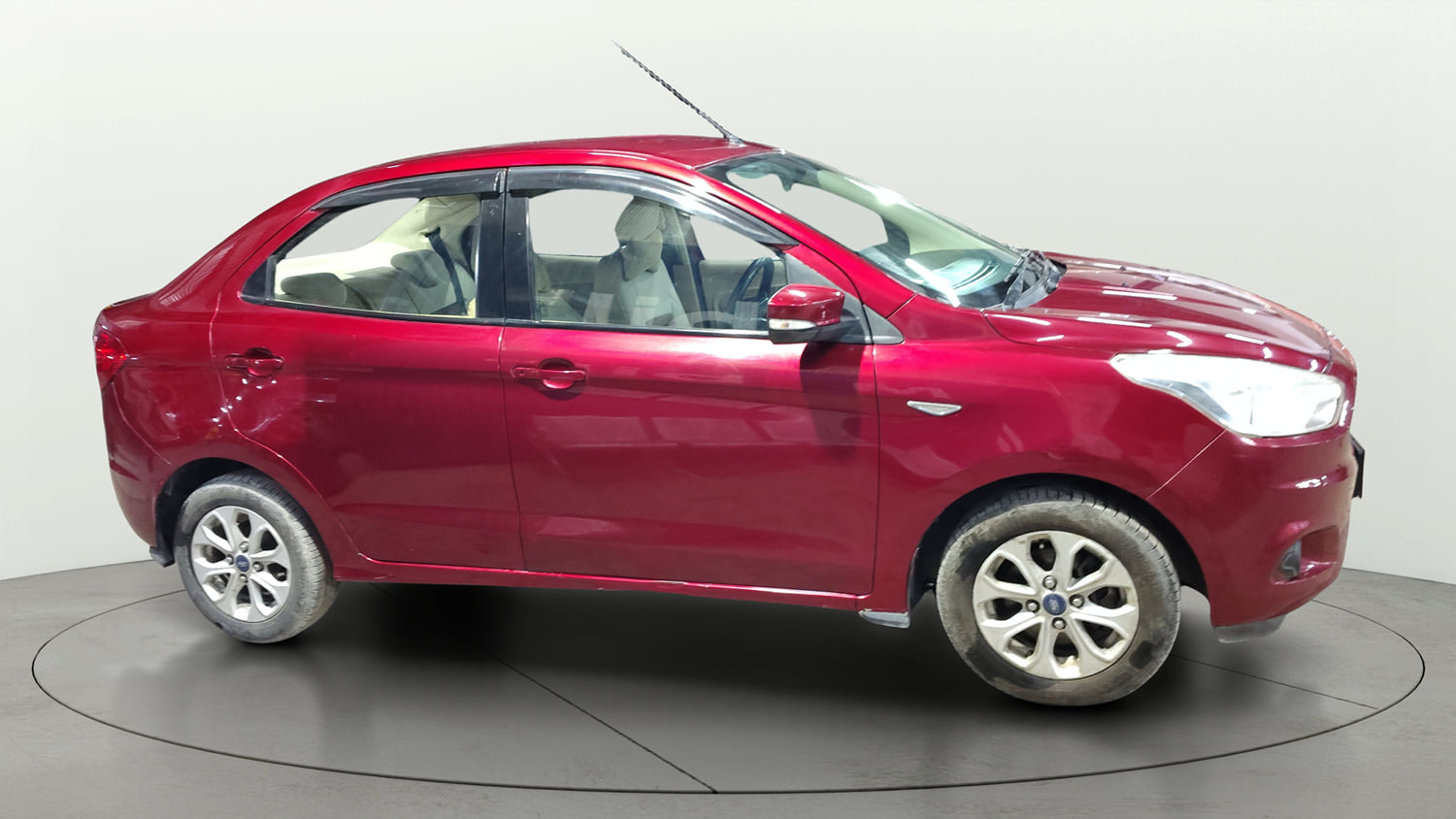 Used 2016 Ford Figo Aspire Titanium 1.2 Ti-VCT Petrol Manual exterior RIGHT SIDE VIEW