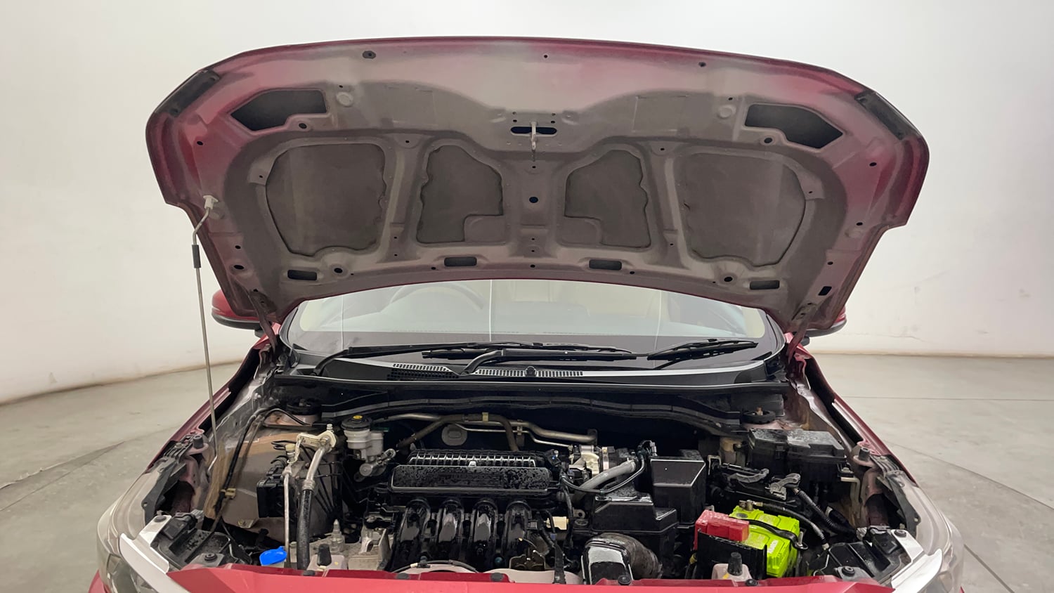 Used 2018 Honda Amaze 1.2 S CVT Petrol Petrol Automatic engine ENGINE & BONNET OPEN FRONT VIEW
