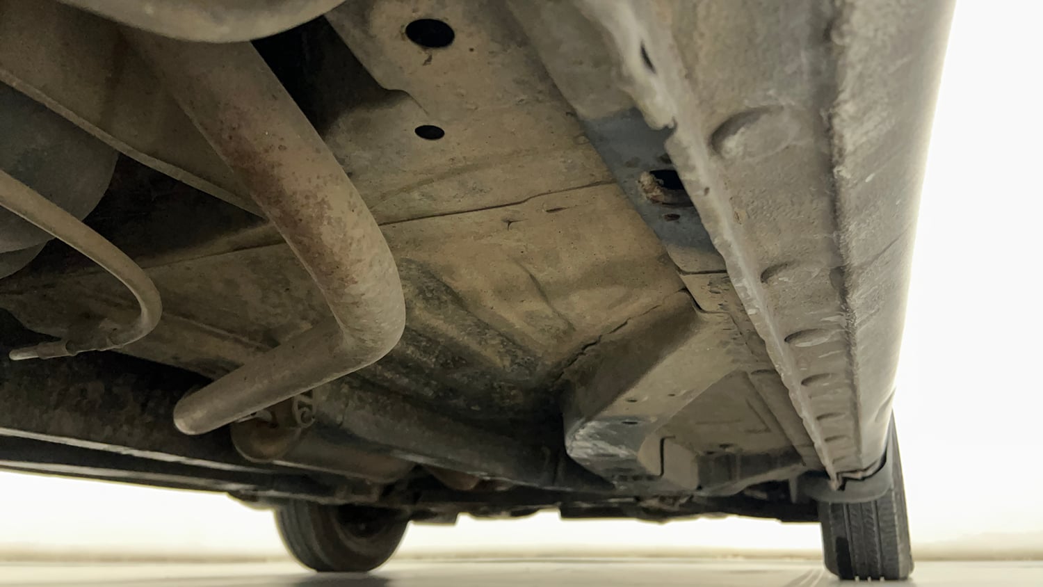 Used 2013 Honda Amaze 1.2 S i-VTEC Petrol Manual extra REAR RIGHT UNDERBODY VIEW