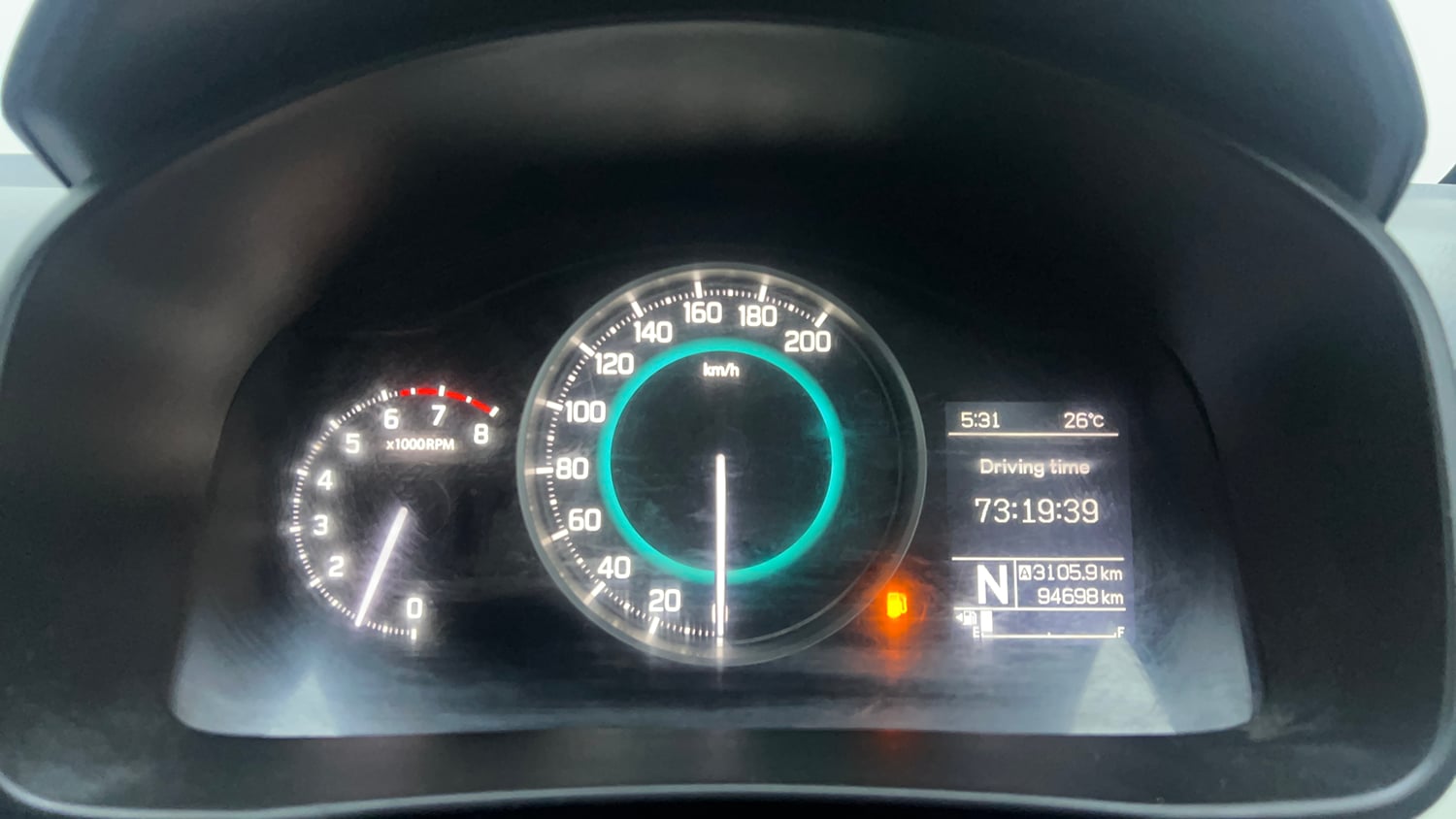 Used 2019 Maruti Suzuki Ignis [2017-2020] Zeta AMT Petrol Dual Tone Petrol Automatic interior CLUSTERMETER VIEW