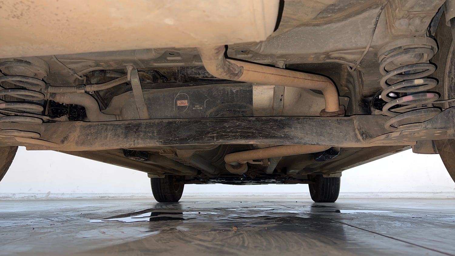 Used 2019 Hyundai Creta EX 1.6 Petrol Petrol Manual extra REAR UNDERBODY VIEW (TAKEN FROM REAR)