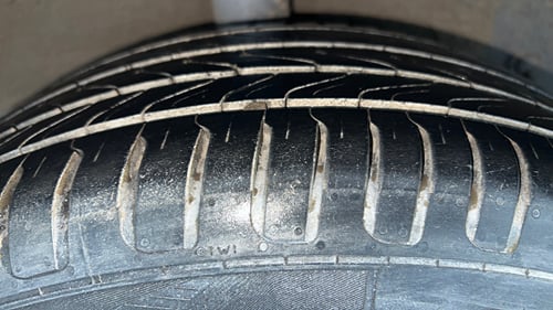 Used 2015 Toyota Etios V Petrol Manual tyres RIGHT REAR TYRE TREAD VIEW