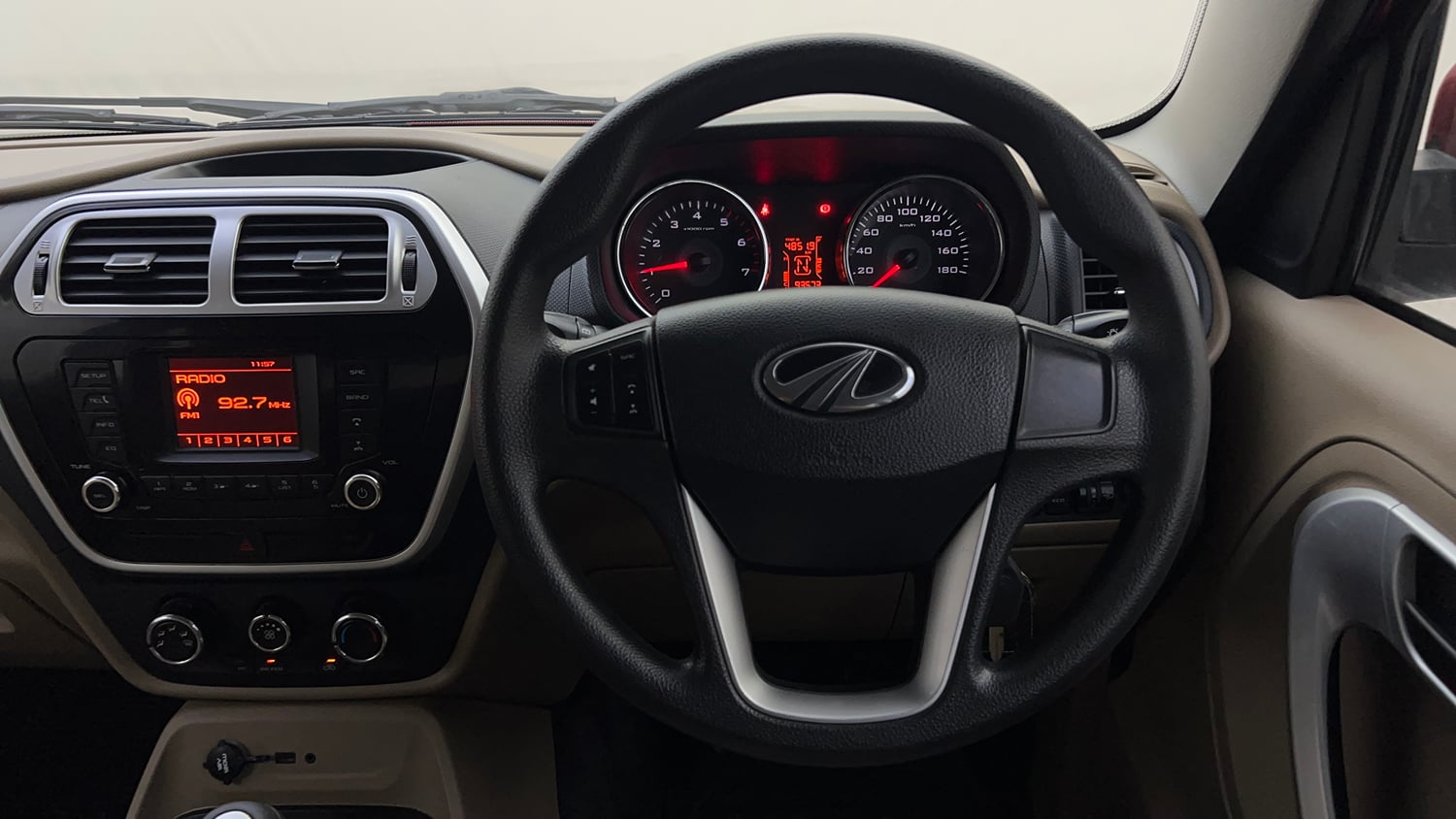 Used 2016 Mahindra TUV300 T8 Diesel Manual interior STEERING VIEW
