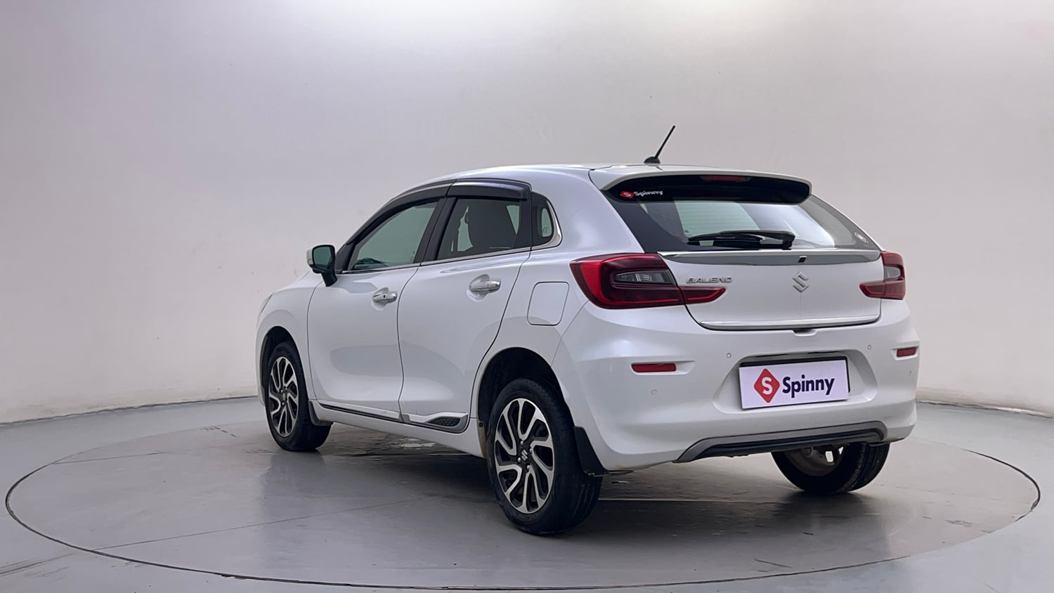 Used 2023 Maruti Suzuki Baleno Alpha AGS Petrol Automatic exterior LEFT REAR CORNER VIEW