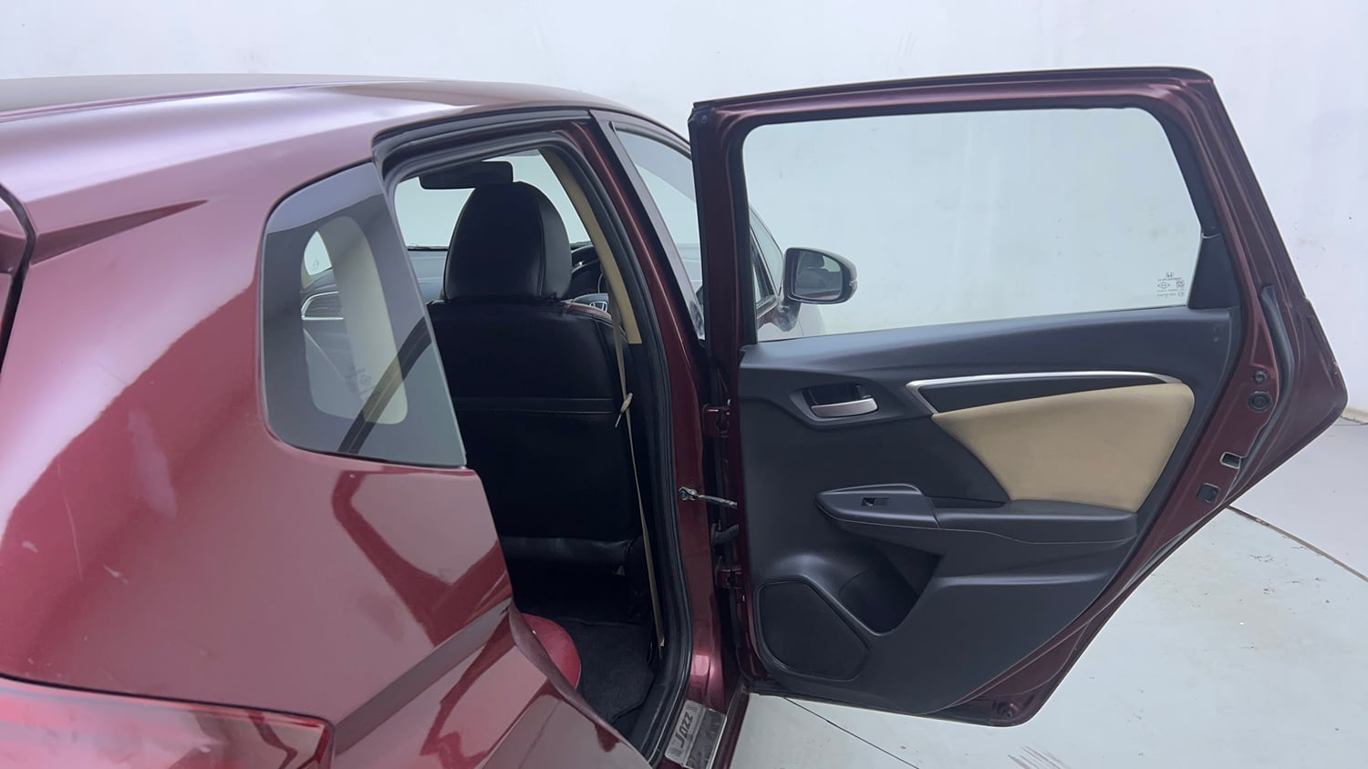 Used 2016 Honda Jazz V Petrol Petrol Manual interior RIGHT REAR DOOR OPEN VIEW