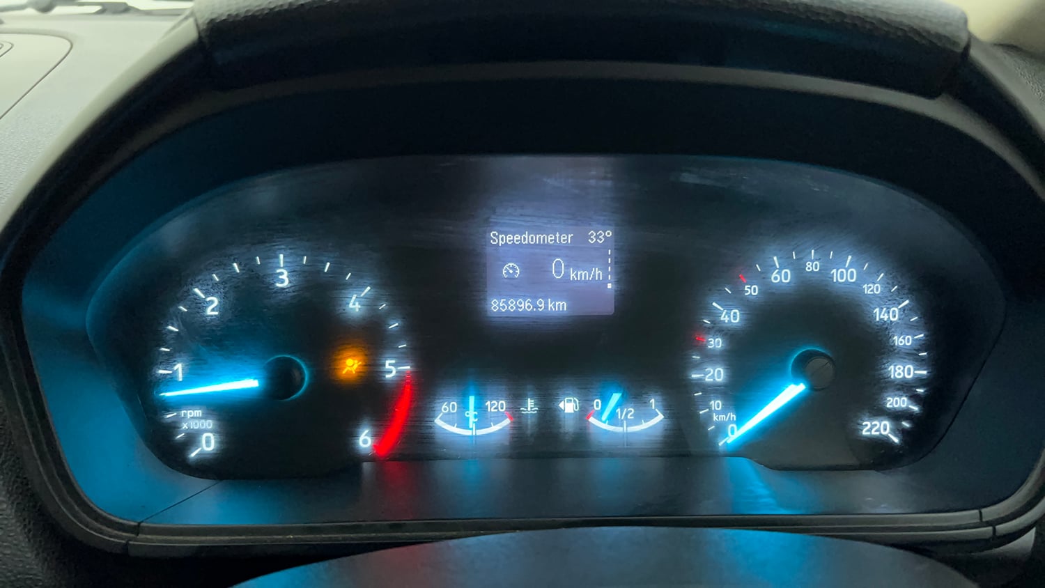 Used 2017 Ford EcoSport Titanium 1.5L TDCi Diesel Manual interior CLUSTERMETER VIEW