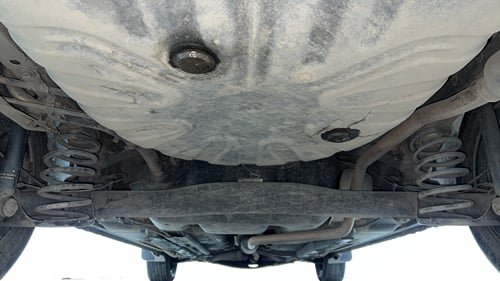 Used 2015 Toyota Etios V Petrol Manual extra REAR UNDERBODY VIEW (TAKEN FROM REAR)