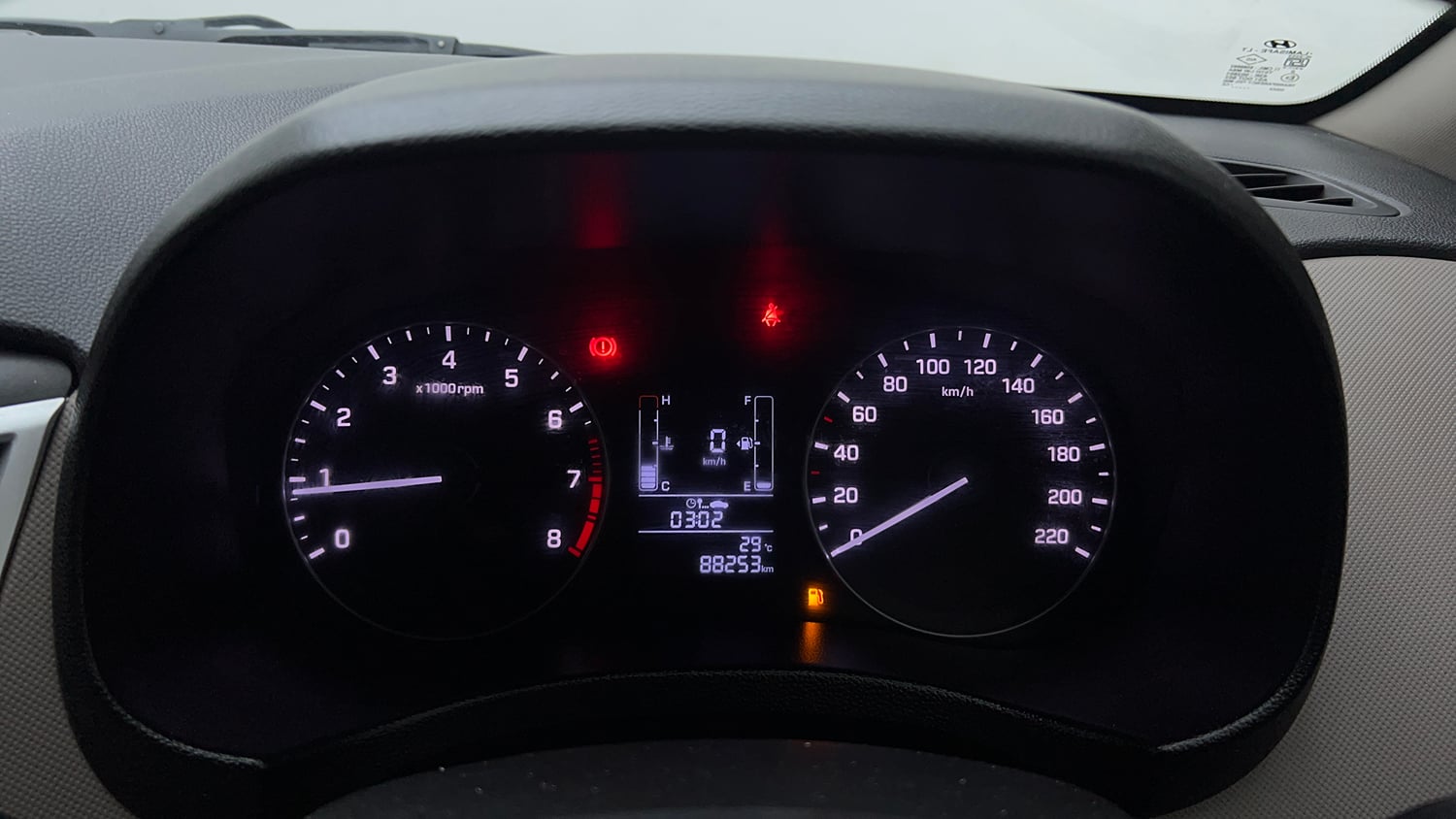 Used 2019 Hyundai Creta EX 1.6 Petrol Petrol Manual interior CLUSTERMETER VIEW