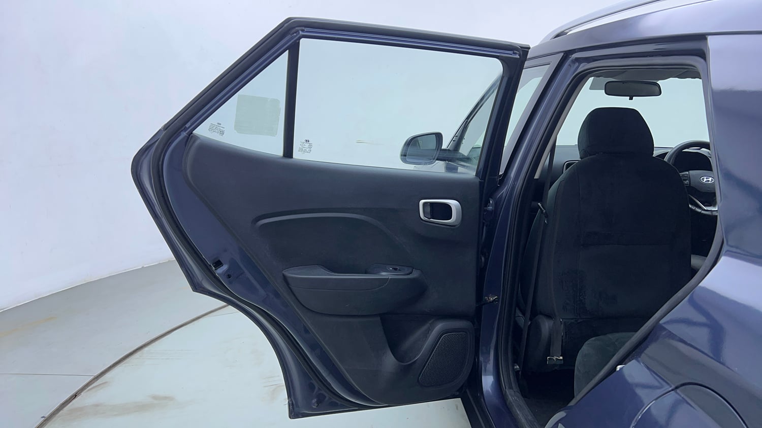 Used 2021 Hyundai Venue S 1.0 Turbo DCT Petrol Automatic interior LEFT REAR DOOR OPEN VIEW