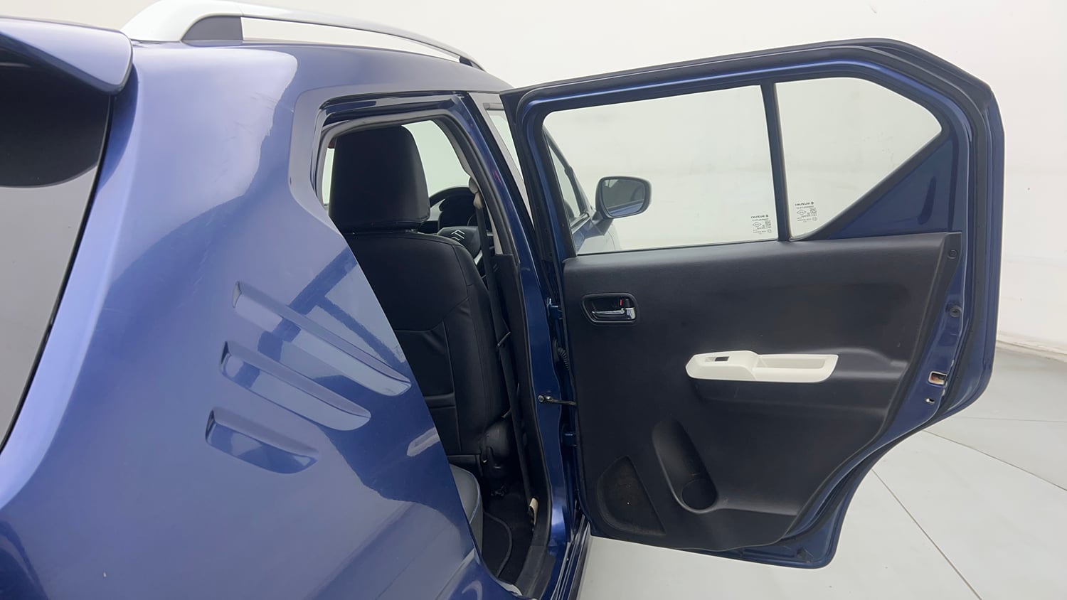 Used 2022 Maruti Suzuki Ignis Zeta 1.2 MT Petrol Manual interior RIGHT REAR DOOR OPEN VIEW