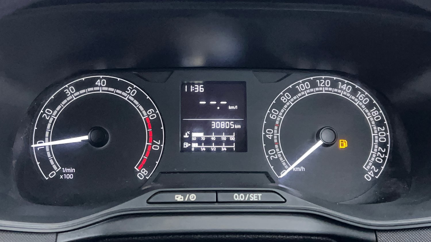 Used 2022 Skoda Kushaq Active 1.0 TSI MT Petrol Manual interior CLUSTERMETER VIEW