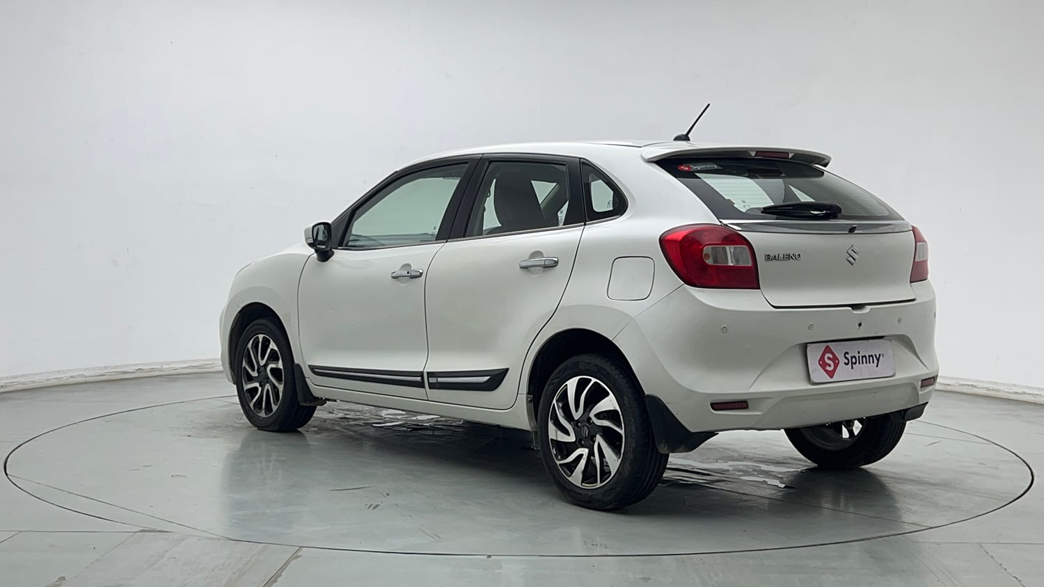 Used 2019 Maruti Suzuki Baleno Zeta Petrol Manual exterior LEFT REAR CORNER VIEW