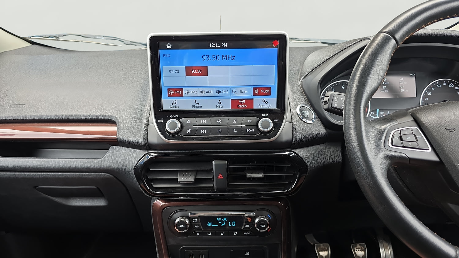 Used 2019 Ford EcoSport Thunder Edition Petrol Petrol Manual interior MUSIC SYSTEM & AC CONTROL VIEW