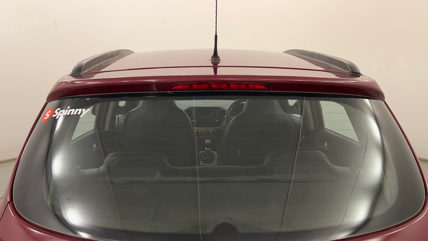 Used 2016 Hyundai Grand i10 Sportz 1.2 Kappa VTVT Petrol Manual exterior BACK WINDSHIELD VIEW