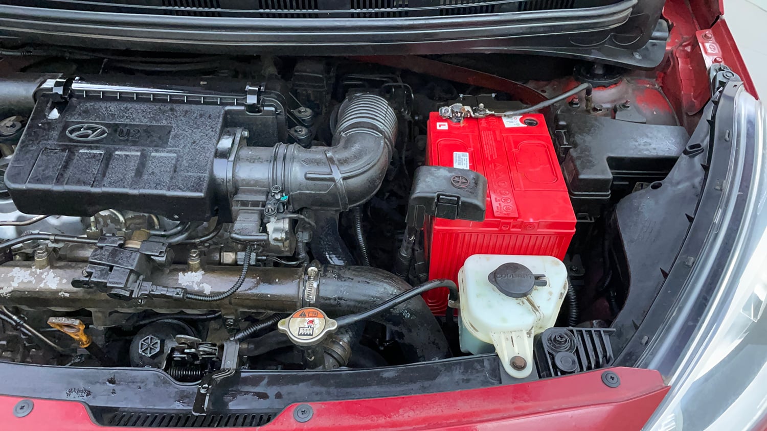 Used 2017 Hyundai Xcent SX 1.1 CRDi Diesel Manual engine ENGINE LEFT SIDE VIEW