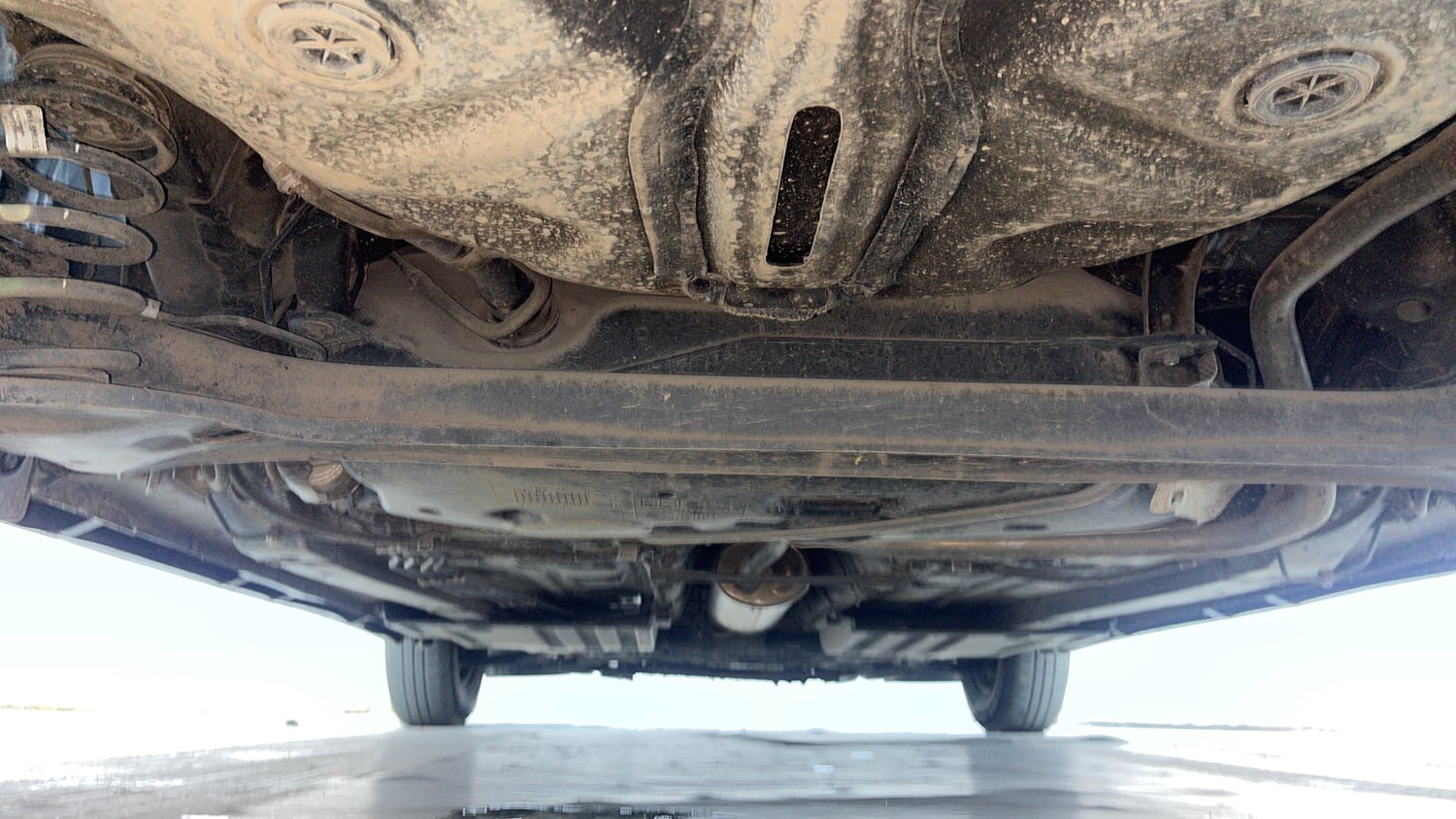 Used 2021 Maruti Suzuki Swift VXi Petrol Manual extra REAR UNDERBODY VIEW (TAKEN FROM REAR)