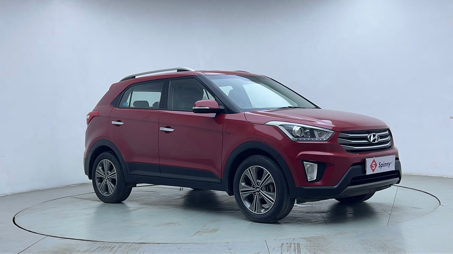Used 2017 Hyundai Creta 1.6 SX Plus AT Petrol Petrol Automatic exterior RIGHT FRONT CORNER VIEW