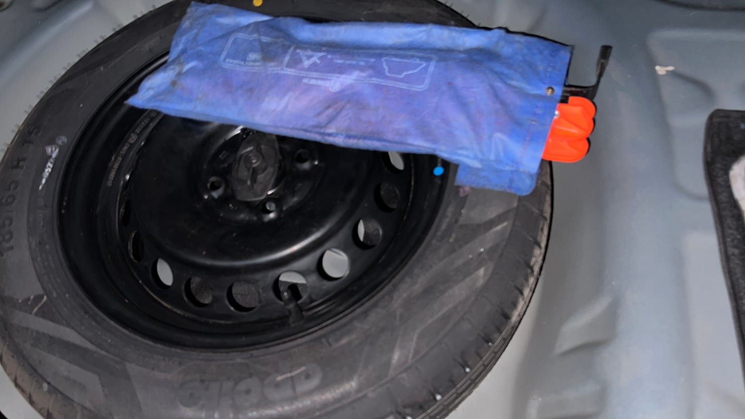 Used 2022 Maruti Suzuki Baleno Alpha AGS Petrol Automatic tyres SPARE TYRE VIEW