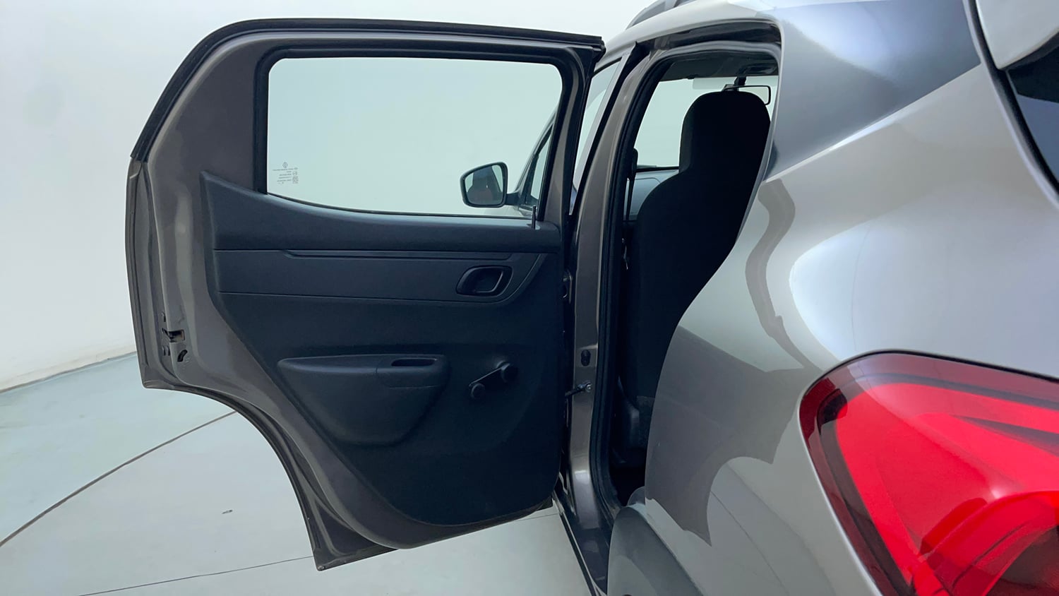Used 2017 Renault Kwid 1.0 RXT Petrol Manual interior LEFT REAR DOOR OPEN VIEW