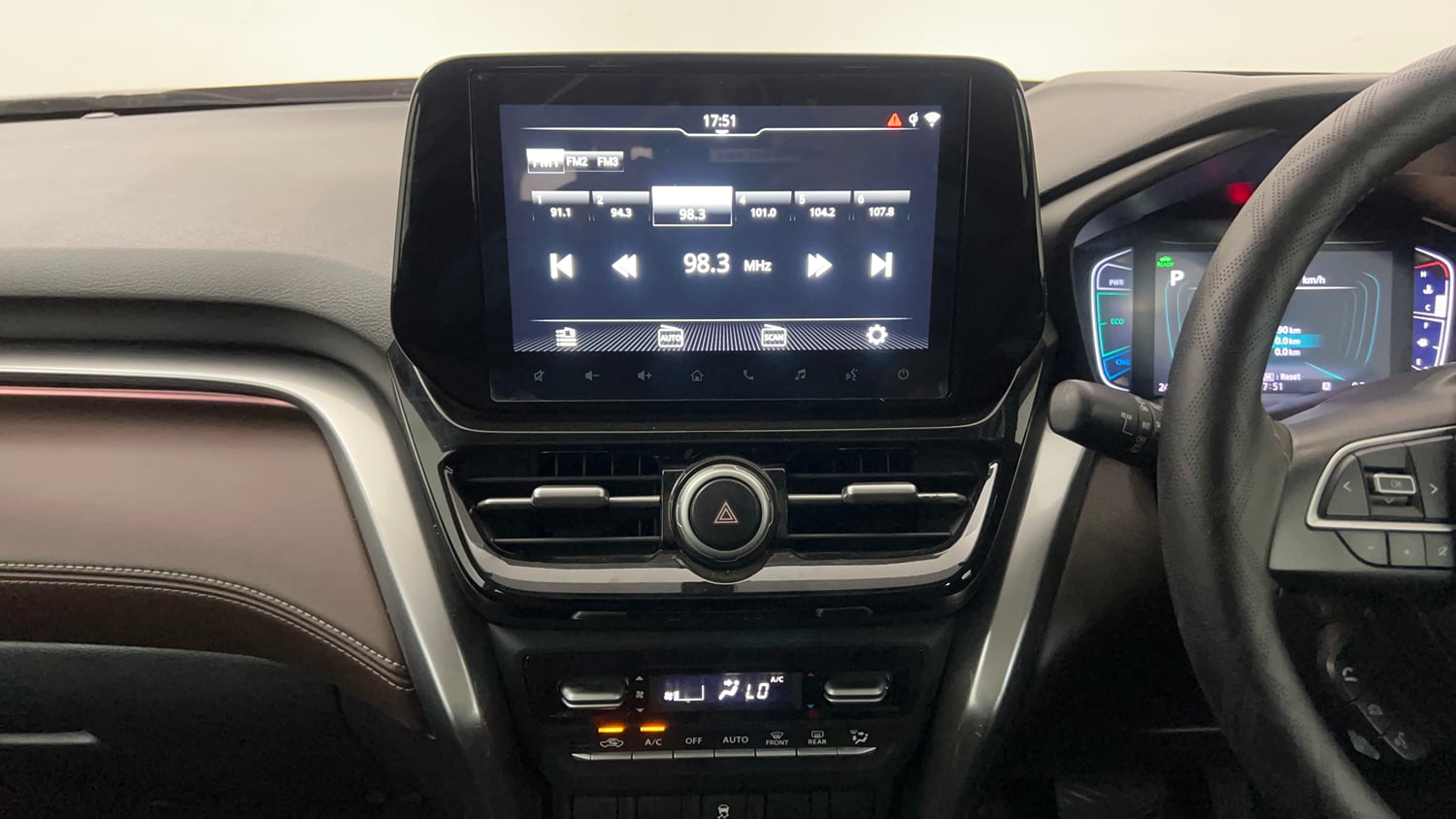 Used 2023 Toyota Urban Cruiser Hyryder V Hybrid Hybrid Automatic interior MUSIC SYSTEM & AC CONTROL VIEW